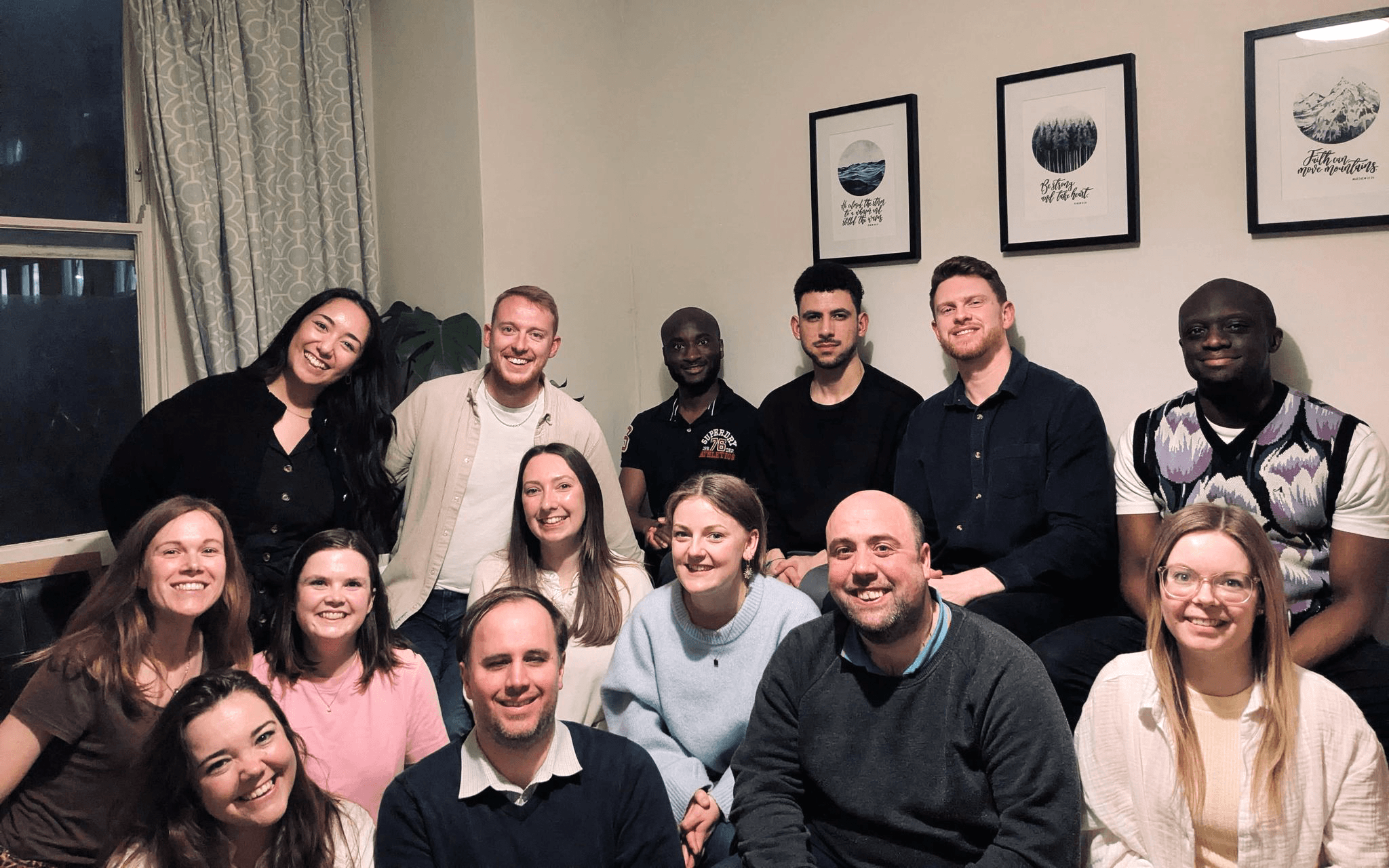 VineMe community group gathering indoors